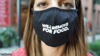 'Will Remove For Food' Mask // 2-PACK